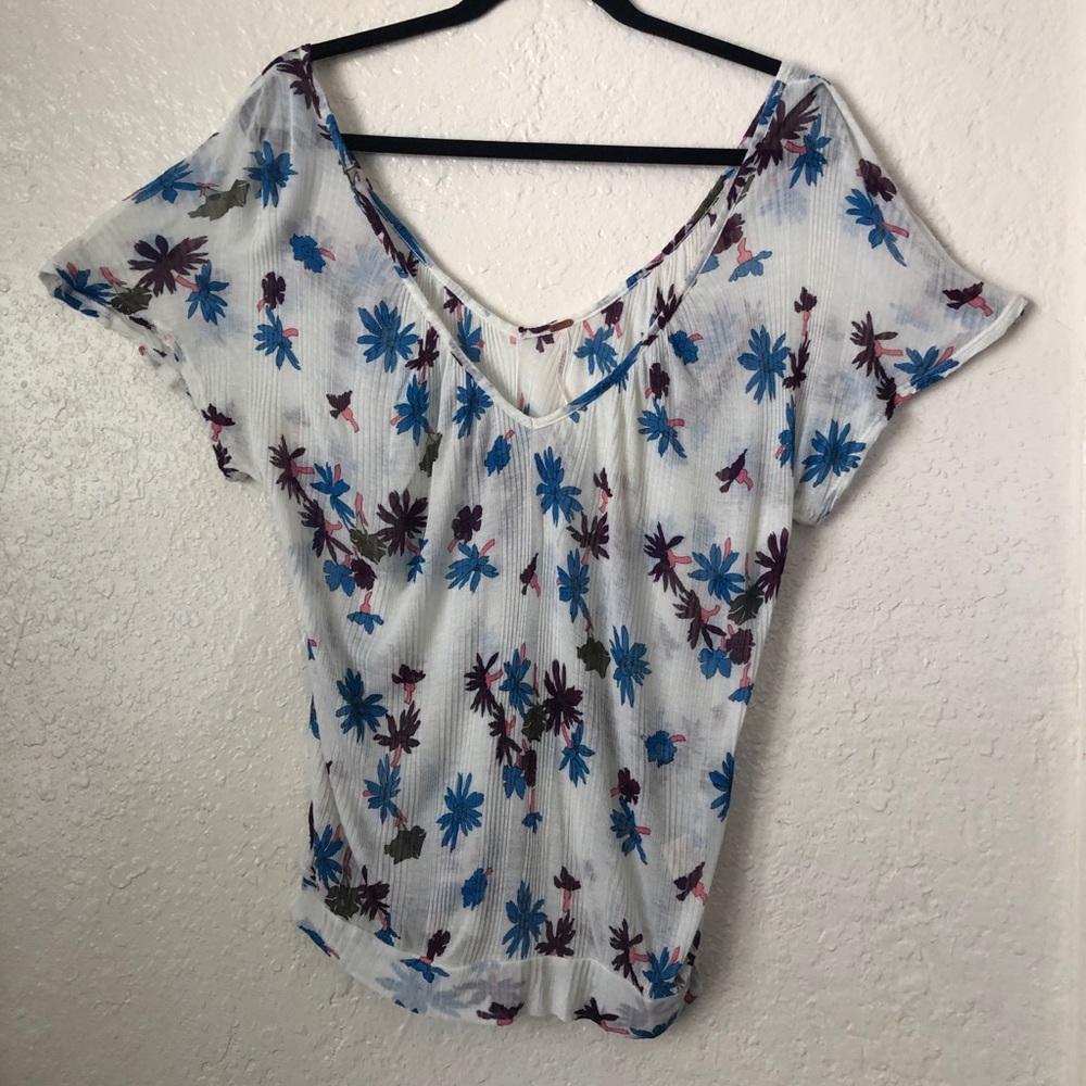 FREE PEOPLE | Floral blouse